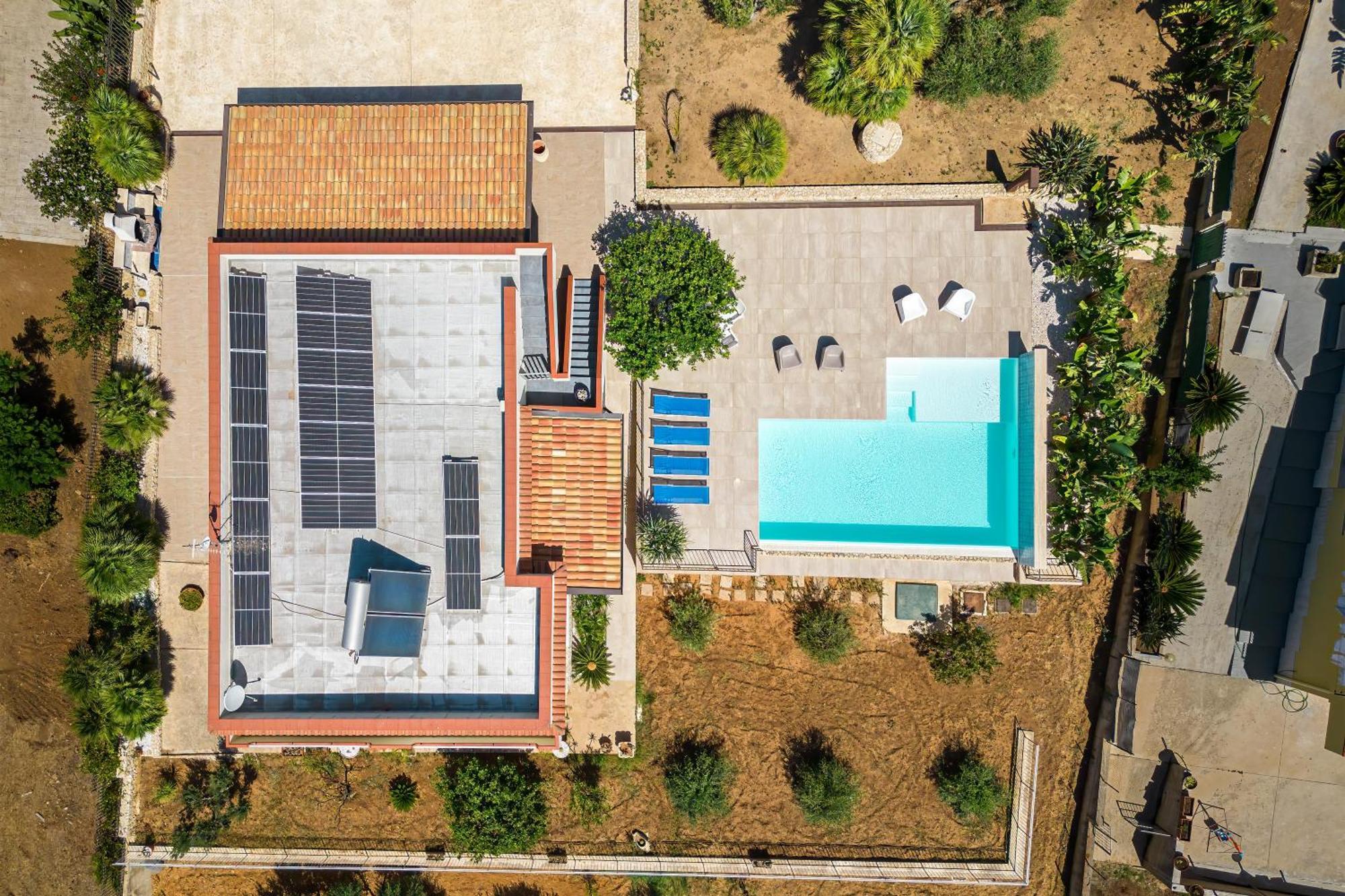 Villa Dellacqua Alcamo Marina Bagian luar foto